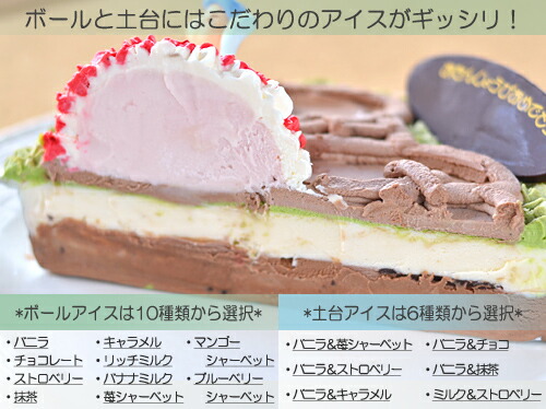 楽天市場 手作りアイスケーキ 野球タイプ５号 楽ギフ のし宛書 楽ギフ メッセ入力 楽ギフ 名入れ ハーブカントリー