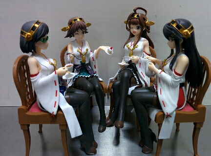 楽天市場 艦隊これくしょん 艦これ Sq 高速戦艦金剛型四姉妹 Ceylon Tea Party フィギュア 全4種セット 金剛 比叡 霧島 榛名 サニーサイドアップ