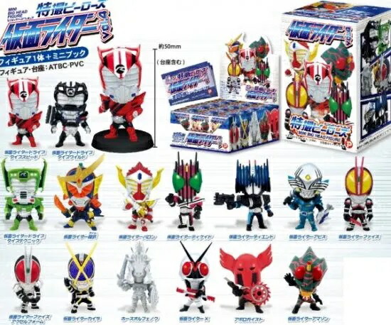 特撮ヒーローズ ミニビッグヘッドフィギュア 仮面ライダー Vol.1 ノーマル24種セット 特撮ヒーローズ ミニビッグヘッドフィギュア 仮面ライダー Vol.1