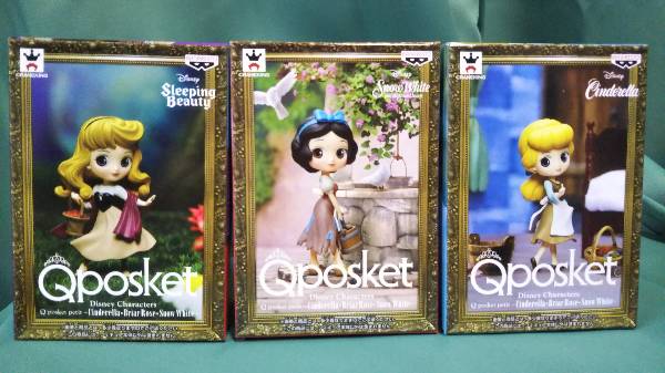 楽天市場 ディズニー Disney Characters Q Posket Petit Cinderella Briar Rose Snow White 全3種フルコンプセット おしん物語 眠れる森の美女 白雪姫 サニーサイドアップ