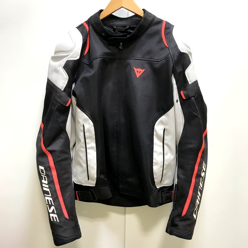 【中古】 ダイネーゼ AIR MASTER TEX JACKET 201735201 エアーマスターテックスジャケット サイズ54 バイクウェア メンズ ブラック バイカー アウター Dainese ◇TA2511画像