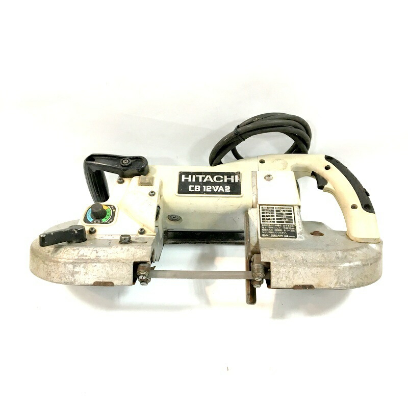 【中古】HITACHI 日立工機 ロータリーバンドソー CB12VA2 100V 120粍 △ DW3727
