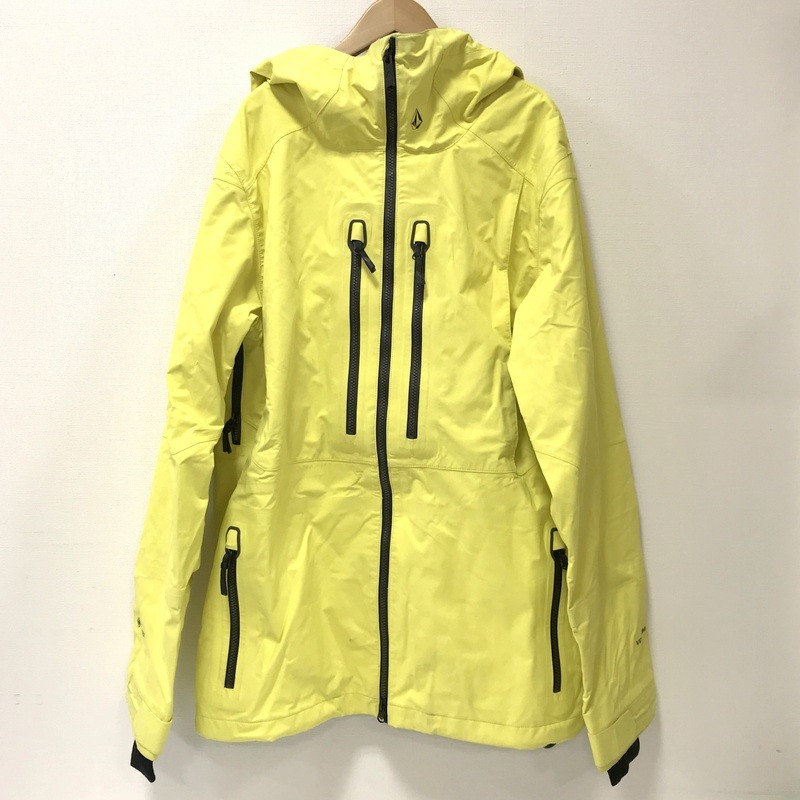 【中古】 volcom ボルコム 22-23 スノーボード御召しもの G0652304 黄色 メンズ 上衣 GORE-TEX  ◇TA3933