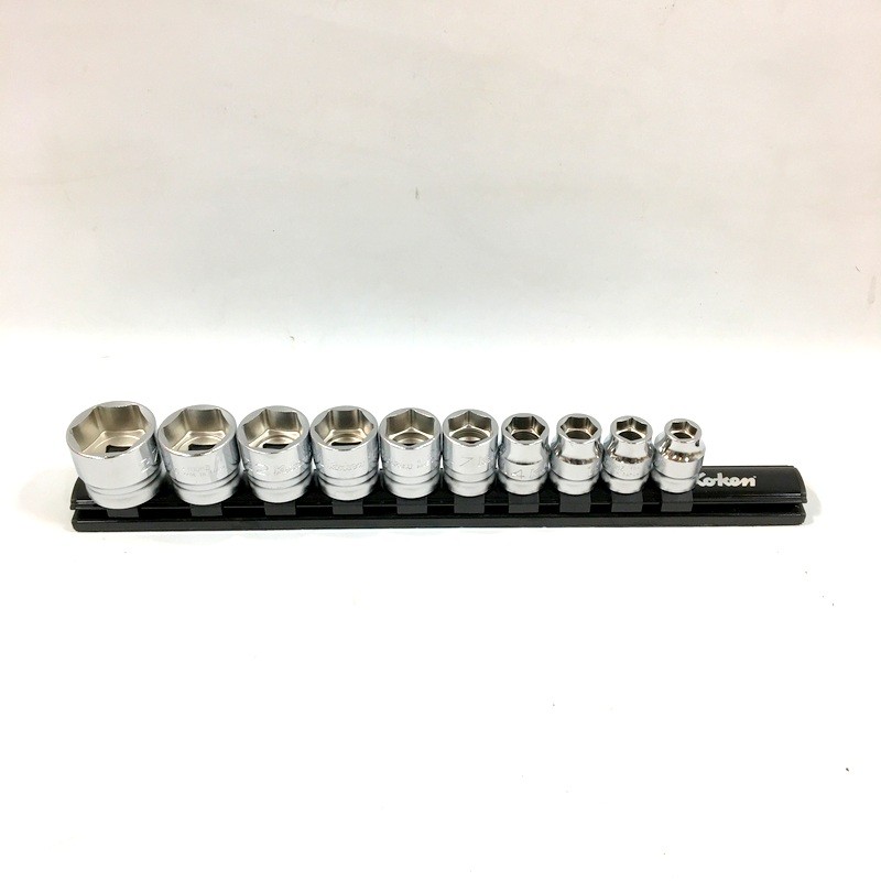【中古】 Ko-ken コーケン Z-EAL 六角ソケットレンチレールセット RS4400MZ/10 差込角 12.7粍 未当て嵌める△ DW3782 手動工具-花・ガーデン・DIY-手動工具用ビットセット