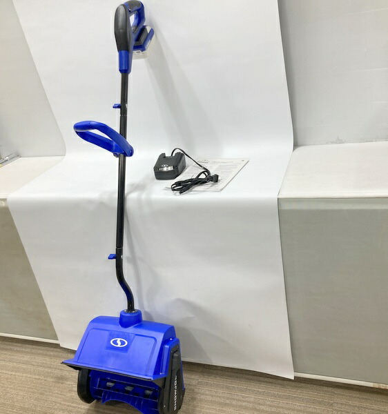 【中古】SNOWJOE 電動除雪機 24V-SS13 コードレス スノーシャベル 24V 13in幅 電動スノーショベル 小型除雪機 スノーダンプ★DT61