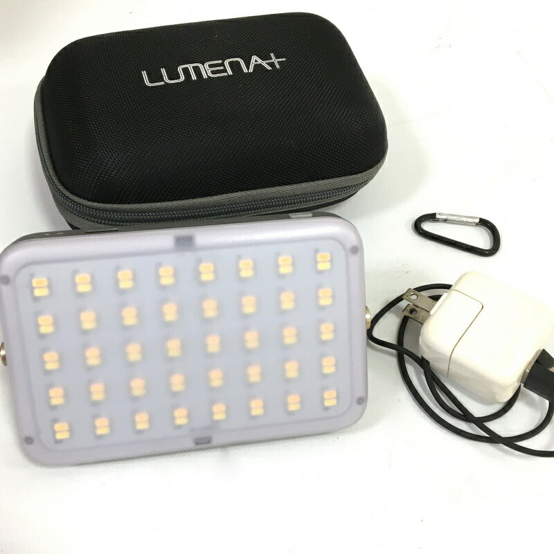 【中古】 N9-LUMENA ルーメナー+ LED提灯 アウトドア 難民キャンプ 山登り 運動競技 ◇TA4379