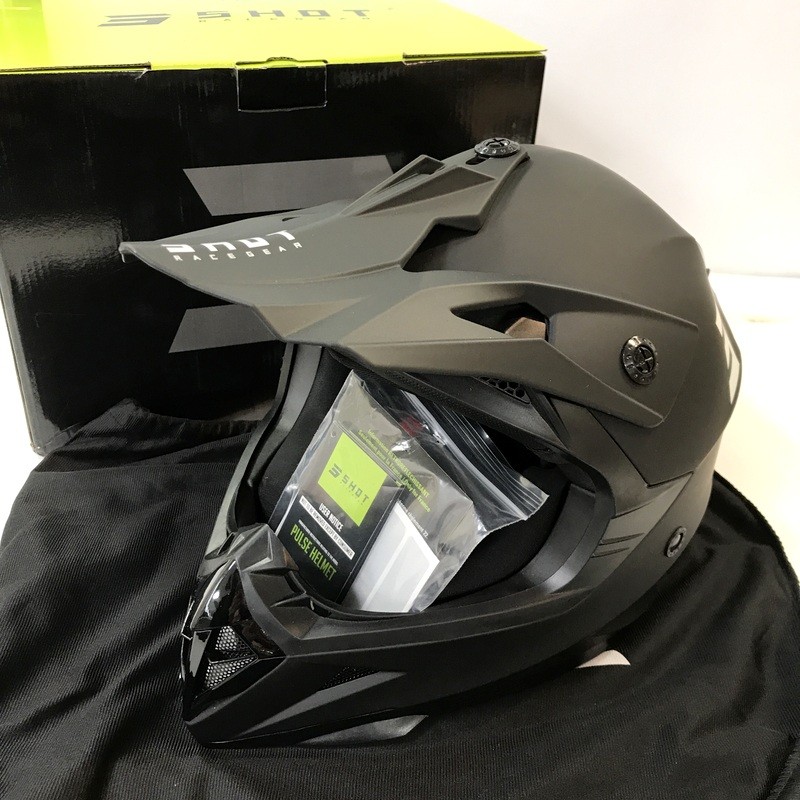 【中古】SHOT RACE GEAR ショットレースギア PULSE SOLID オフロードヘルメット XLサイズ ◇TA4415｜福井の買取販売　サンステップ