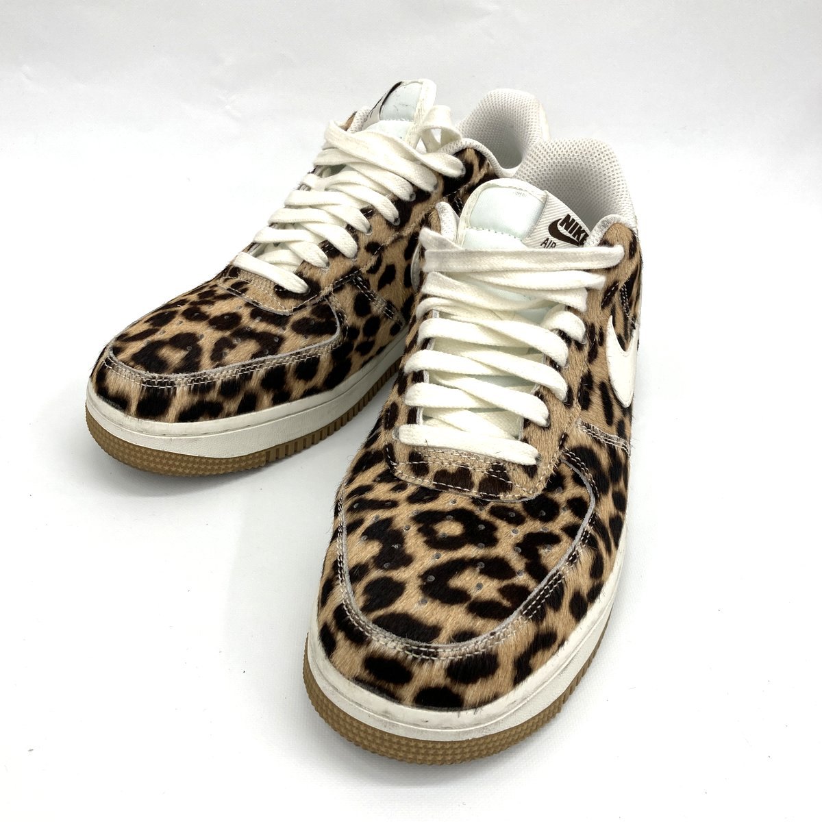 【中古】Nike ナイキ スニーカー Women\u0027s Air Force 1 Low Leopard 空軍1 置き目 レオパード 26.5糎 靴★SS57 靴-スニーカー