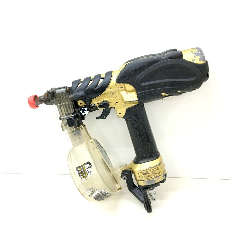 【中古】HITACHI 日立工機 高圧ねじ打機 WF4H2 メタリックゴールド エア工具 ★DT134｜福井の買取販売　サンステップ