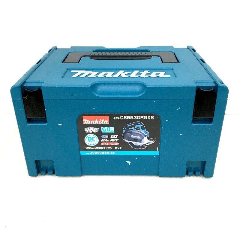 【中古】makita マキタ 150粍 申し受ける式チップソーカッタ CS553DRGXS フルセット 18V 6.0Ah 未当てはめる ★DT202