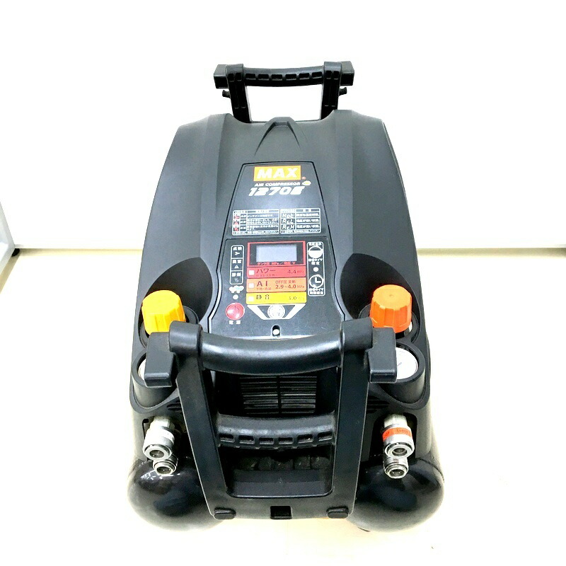 【中古】MAX マックス エアコンプレッサ AK-HL1270E 高圧・常圧兼用真似形 ★DT227