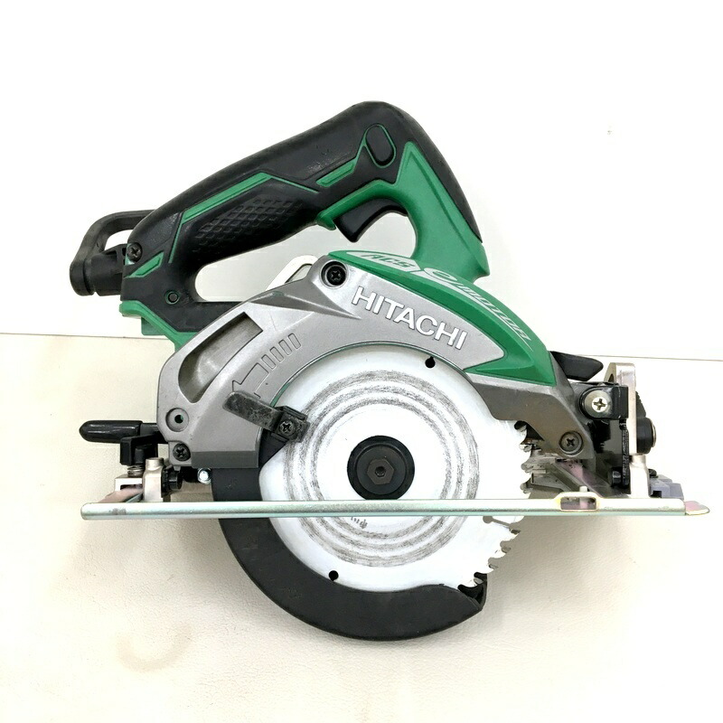 【中古】HITACHI 日立工機 コードレス丸のこ  C18DBL(NN) 本体のみ 18V 申し受ける式 刃径125粍 ★DT427