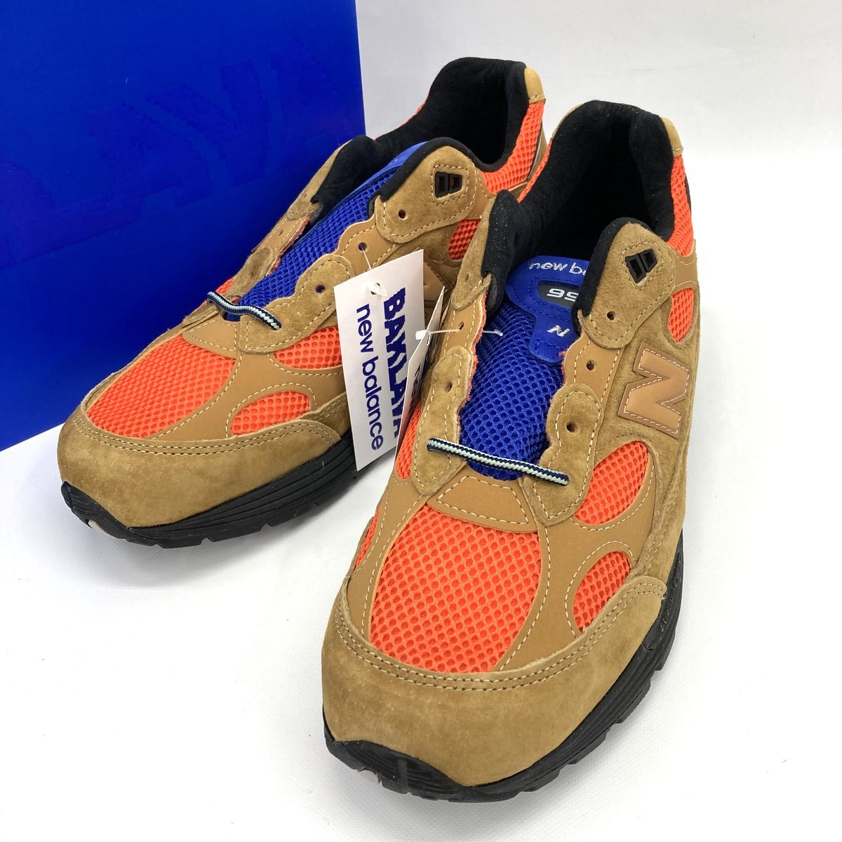 【中古】Action Bronson New Balance アクションブロンソン ニュー平衡にする スニーカー 992 U992AB1 Tiger Eye タイガーアイ 27.5糎 新品負けず劣らず 靴 ★ SS400
