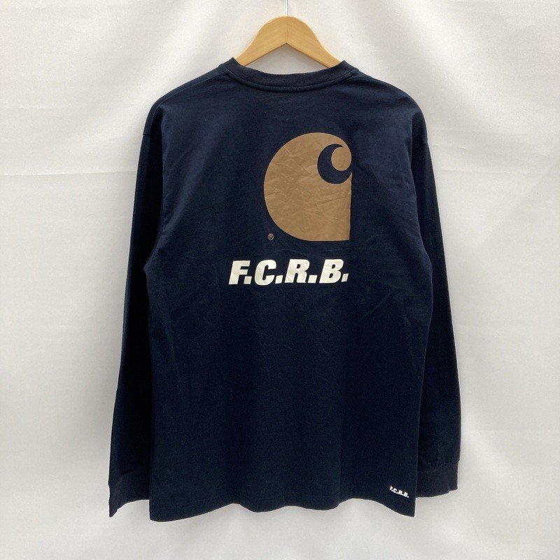 【中古】FCRB carhartt WIP エフシーレアルブリストル 鉄道車両ハート型 ロンT ティーシャツ 美品 長袖 L大きさ メンズ 米国海軍 トップス ★SS413