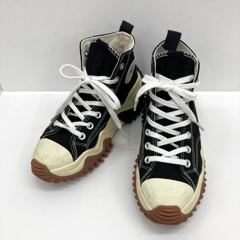 【中古】CONVERSE コンバース Run Star Motion スニーカー 171545C 大きさUS5.5 24.5糎好いかげんに 黒いこと 白いこと メンズ 靴 ★SS519