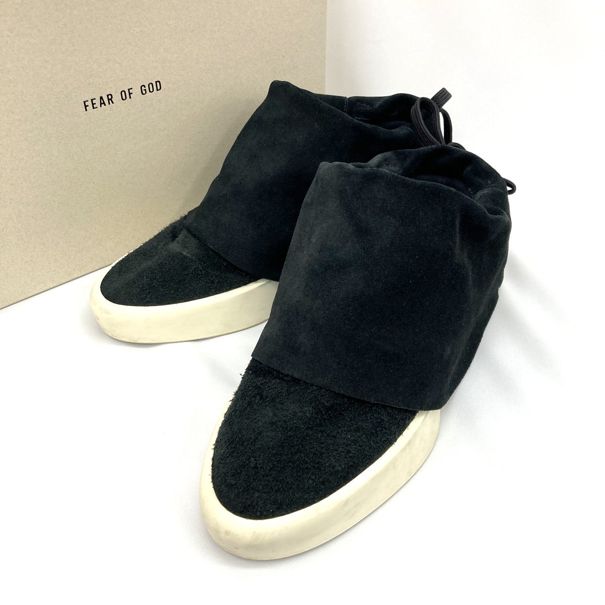 【中古】Fear Of God フィアオブゴッド スニーカー MOC LOW モック ロー FG880-135SUE サイズ43 28cm相当 箱付き ブラック 靴 ★SS541｜福井の買取販売　サンステップ 13,376円