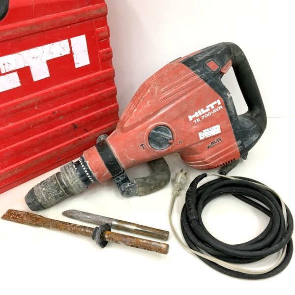 【中古】HILTI ヒルティ 電動ハツリ機  TE700-AVR 電動コンクリートブレーカー 打ちこわし鉄槌 ハツリ 電動物の具 ★DT670