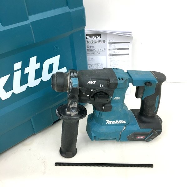 【中古】makita マキタ 申し受ける式ハンマドリル HR010GZK 40Vmax 本体のみ 20粍 ★DT711