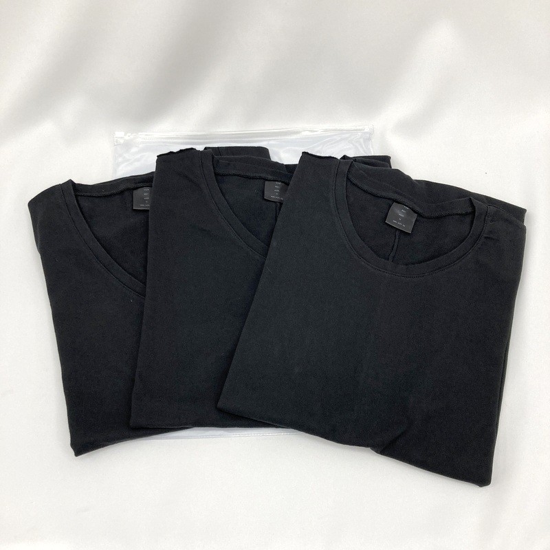 【中古】wjk ダブルジェイケー 3 インチ pack-T S/S 風呂敷き包みプルオーバー3枚仕掛ける 9921 PK05i 新品負けず劣らず M大きさ 半袖 無地 メンズ 黒いこと トップス ★SS741