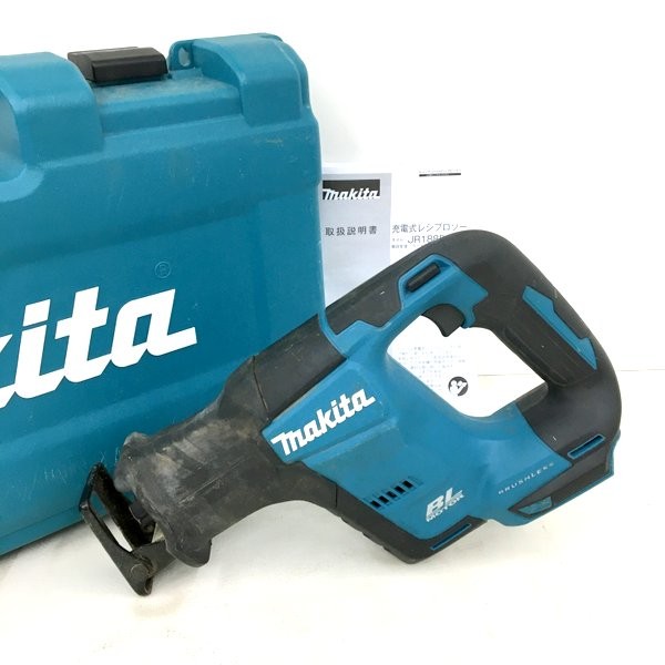 【中古】makita マキタ 申し受ける式 レシプロソー JR188DZK 本体のみ 入れもの付き添い人 18V ★DT719