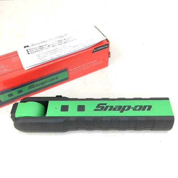 【中古】 Snap-on スナップオン デュアルサイドフレックスライト ECARD062GJ  有線テレビ欠品 ほぼ未当て嵌める ★DT722