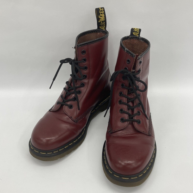 【中古】Dr.Martens ドクターマーチン 1460 8ホールブーツ US9 27cm相当 メンズ レッド 靴 ★SS839|福井の買取販売 サンステップ