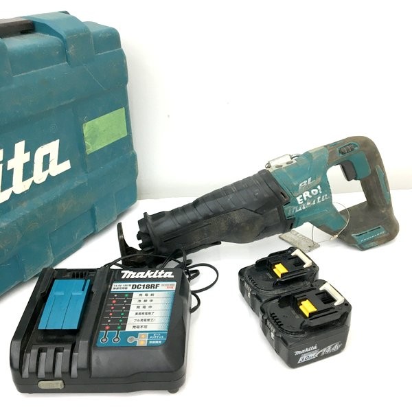 【中古】makita マキタ 充電式レシプロソー JR147DRG フルセット 14.4V ★DT979｜福井の買取販売　サンステップ