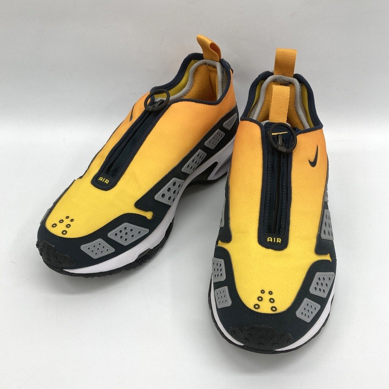 【中古】NIKE ナイキ AIR MAX SNDR Canyon Gold エアマックス キャニオンゴールド HJ8080-700 スニーカー 27.5cm メンズ イエロー オレンジ ブラック 靴 ★SS973｜福井の買取販売　サンステップ