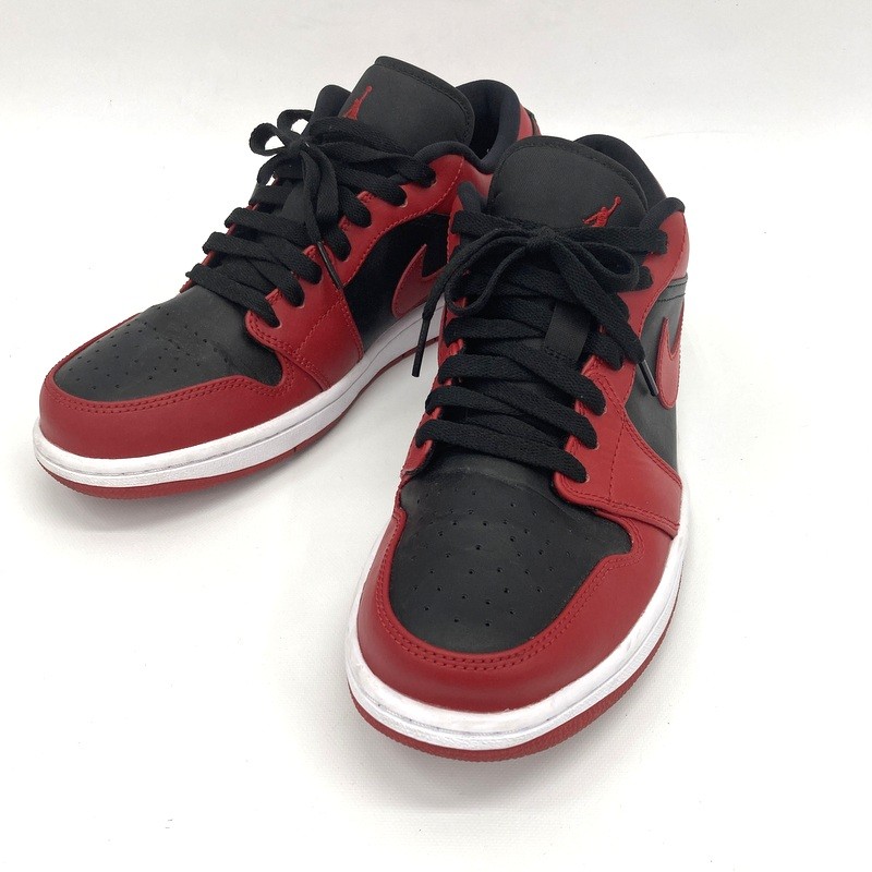 【中古】Nike ナイキ スニーカー Air Jordan 1 Low Varsity Red 553558-606 27.5cm エアジョーダン1 ロー バーシティレッド 靴 ローカット ★SS999|福井の買取販売 サンステップ