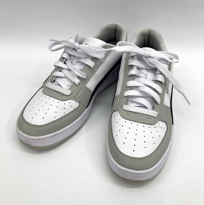 【中古】PUMA プーマ スニーカー Caven 2.0 ケーブン2.0 392290-59 28cm メンズ ホワイト グレー 靴 ★SS1142|福井の買取販売 サンステップ