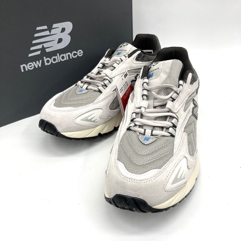 【中古】New Balance ニューバランス スニーカー ML725CK 29cm 新品同様 箱付き ホワイト グレー 靴 ★SS1235|福井の買取販売 サンステップ