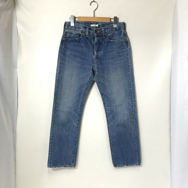 ブルーナボイン刺繍セルビッジデニム BRU NA BOINNE セルビッチデニム No 7305 加工 てんとう虫刺繍