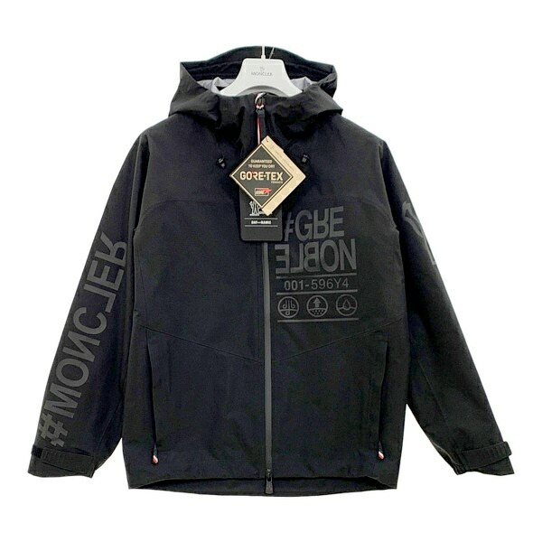 【中古】MONCLER GRENOBLE FEL JACKET グルノーブル ナイロンジャケット ウインドブレーカー 1A00001 596Y4 GORE-TEX 付属品付 メンズ 2 L相当 ブラック モンクレール アウター DM11194■｜福井の買取販売　サンステップ