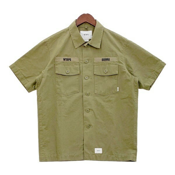 WTAPS ダブルタップス ミリタリー 半袖シャツ 黒 ブラック 楽天市場】WTAPS ダブルタップス シャツ サイズ:S 16SS パッチ