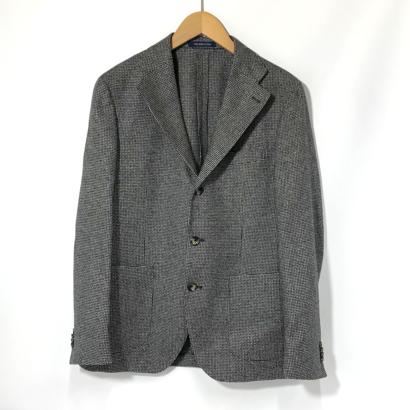 【中古】 LATORRE テーラードジャケット F85 美品 JACKET イタリア製 ウールジャケット ビジネス カジュアル 古着 メンズ XLサイズ グレー ラトーレ アウター A11523◆|福井の買取販売 サンステップ