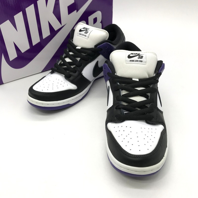 【中古】 Nike スニーカー SB Dunk Low Pro Court Purple BQ6817-500 箱付き タグ付き ダンク ロー プロ コートパープル ローカット シューズ メンズ 29cm パープル ナイキ 靴 B11855◆