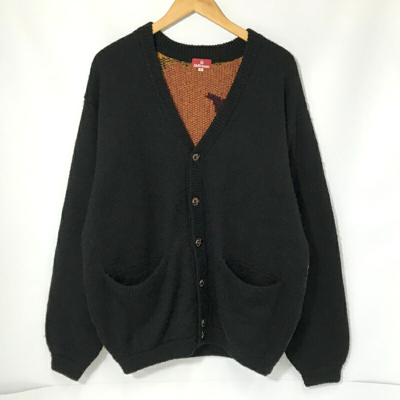 W69 wjk 2-ply hook cardigan カーディガン L wjk カーディガン 2-ply hook cardigan ミドル丈 ウール