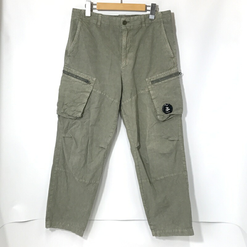 【中古】 C.P. Company カーゴパンツ 13CMPA271A006237G ミリタリー Cargo Pants カジュアル 古着 メンズ サイズ46 Mサイズ相当 グレー シーピーカンパニー ボトムス A12863◆