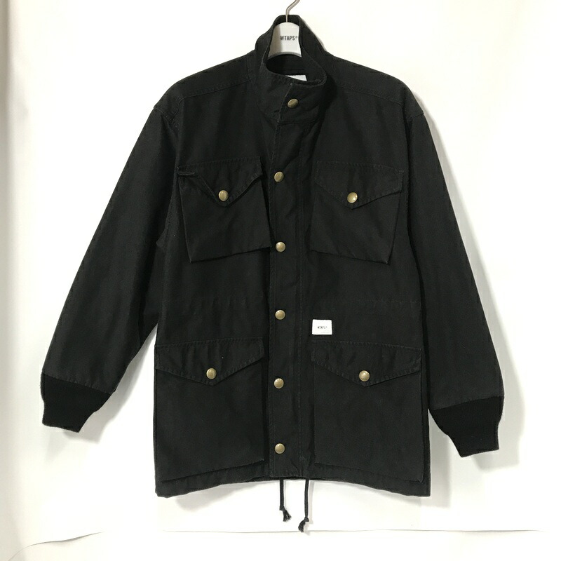 【中古】 WTAPS PAGODA パゴダジャケット 191WVDT-JKM04 フィールドジャケット スタンドカラー ハンガー付き 古着 ブルゾン メンズ サイズ1 Sサイズ ブラック ダブルタップス アウター A12879◆ 13,622円