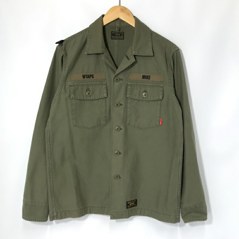 WTAPS ミリタリージャケット サイズ1 迷彩 中古・古着通販】WTAPS (ダブルタップス) 迷彩柄ジャケット