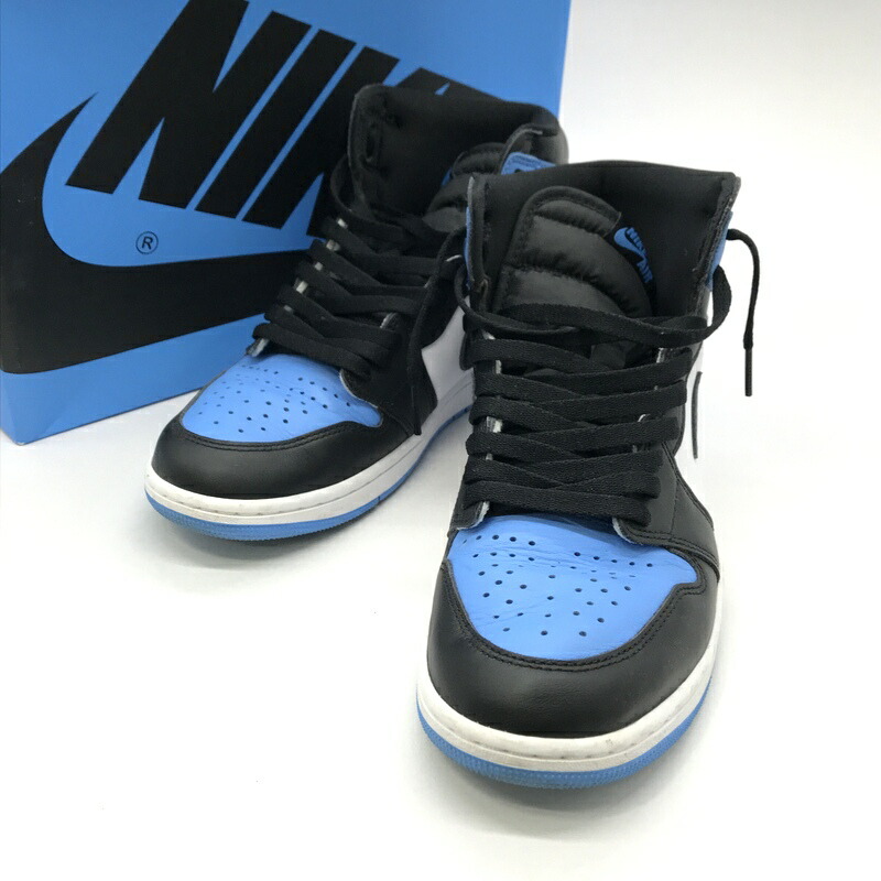 【中古】 Nike スニカー Air Jordan 1 Retro High OG University Blue UNC Toe DZ5485-400 箱付き添い人 エアジョーダン1 レトロ ご機嫌 OG ユニバーシティブルー UNC トゥ シューズ メンズ 27.5糎 ユニバーシティブルー ナイキ 靴 B13223◆