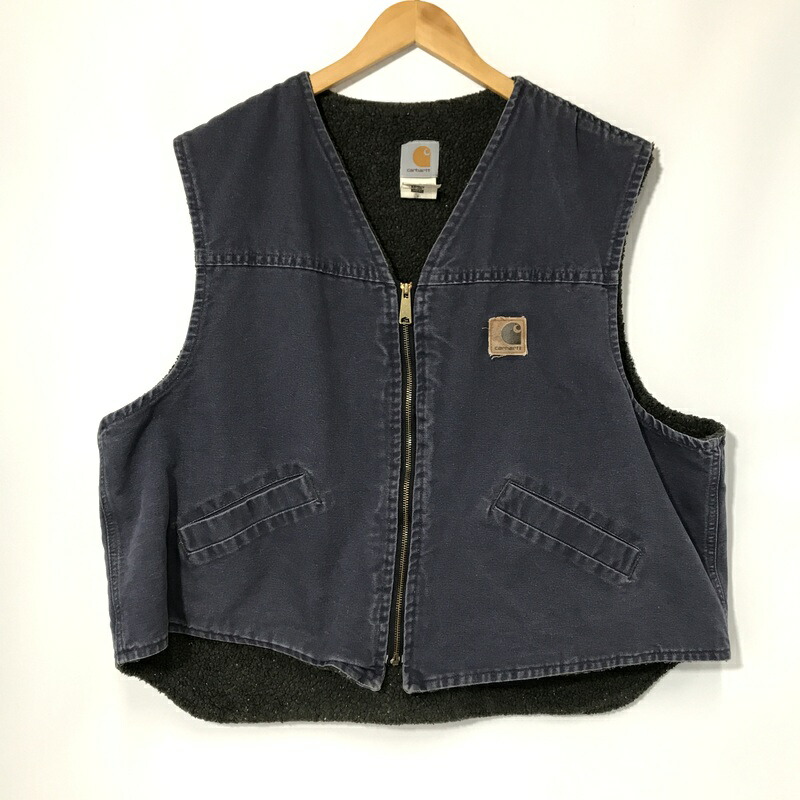 70年代 USA製 Carhartt カーハート プリントタグ ワークベスト 70年代 USA製 プリントタグ Carhartt カーハート ダック地