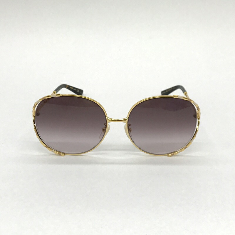 BTS着用　GUCCI ラウンドサングラス ピンクレンズ ラウンドフレーム サングラス（アジアン フィット）ピンク
