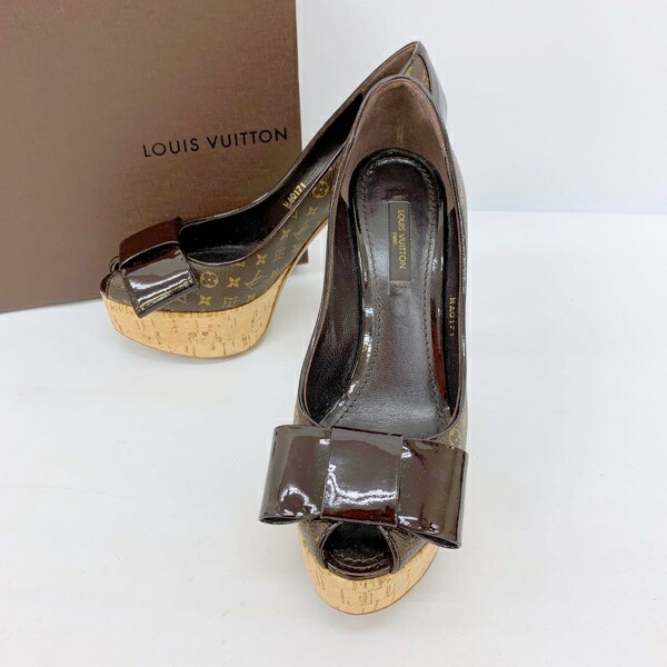 未使用 ヴィトン アルティメートライン スエード モノグラムヒール パンプス 楽天市場】未使用 ルイヴィトン LOUIS VUITTON パンプス