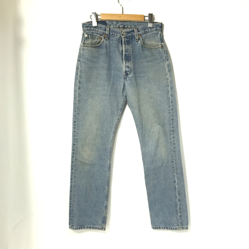 【中古】 LEVIS 501 ジーンズズボン下 ジーパン デニム G食麺麭 古着 心地よい 65010193 メンズ W30 L30 インディゴ リーヴァイズジーンズ ボトムス A13513◆