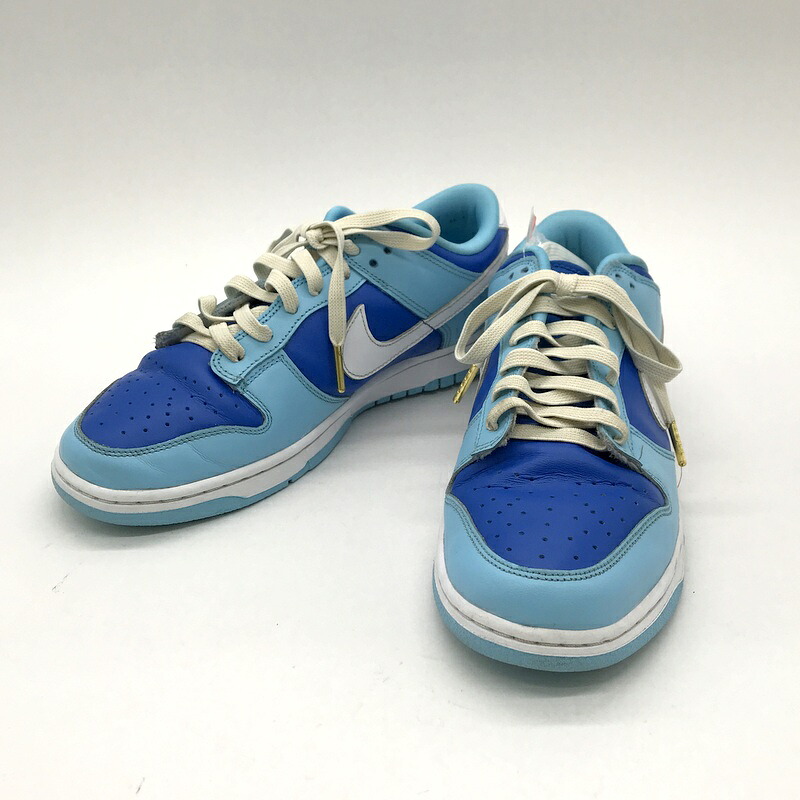 【中古】 NIKE ナイキ スニーカー DUNK LOW RETRO QS DM0121-400 メンズ 27cm ブルー 靴 B14060◆