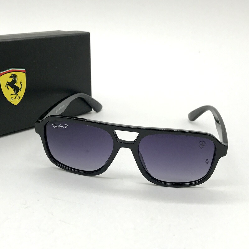【中古】 Ray-Ban レイバン サングラス Ferrari コラボ RB4414 メンズ ブラック 服飾小物 B14051◆|福井の買取販売 サンステップ