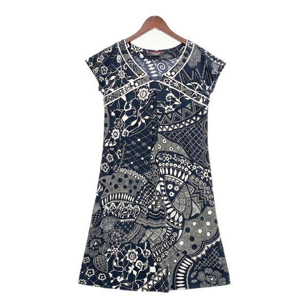 楽天市場】【レオナール】LEONARD カンカン素材 花柄 ワンピース