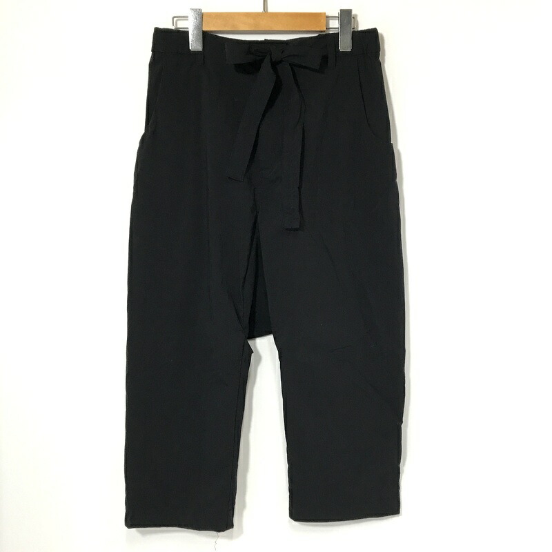 【中古】 SASQUATCHfabrix. サスクワッチファブリックス ナイロンサルエルパンツ 19SS-PA9-006  メンズ S大きさ 黒いこと ボトムス A13997◆