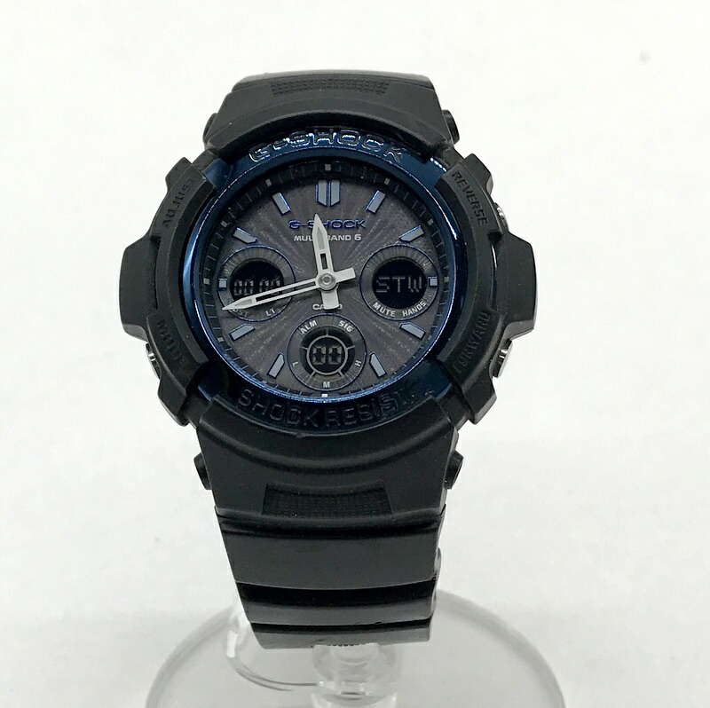 【中古】 CASIO カシオ 腕時計 G-SHOCK AWG-M100A メンズ  ブラック 服飾小物 B14251◆